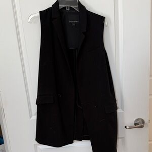 Banana Republic Black Sleeveless Blazer